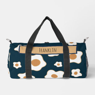 Egg Drawing I Custom Name Duffle Bag