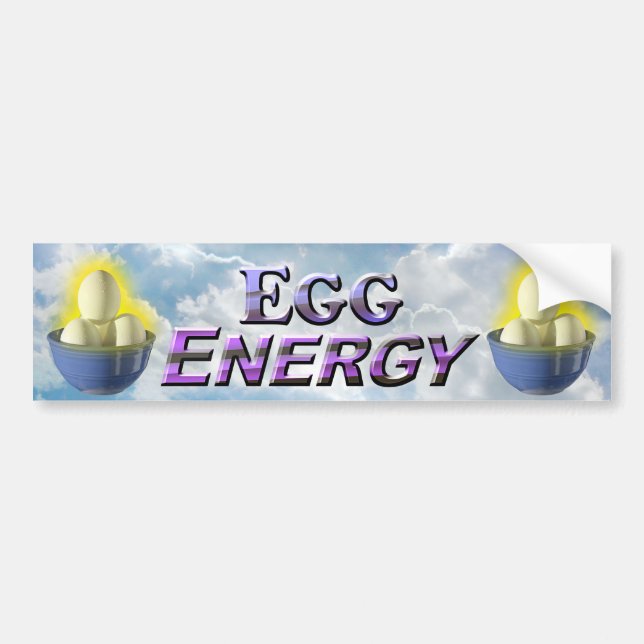 Egg Energy - Bumper Sticker (Front)