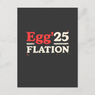 Egg Flation 25 Funny Easter Economy  Postcard
