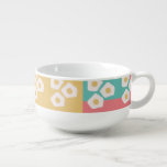 Egg Fried Breakfast Colourful   Brunch Kitchen   Soup Mug<br><div class="desc">Art Pattern with Eggs Soup Mug</div>