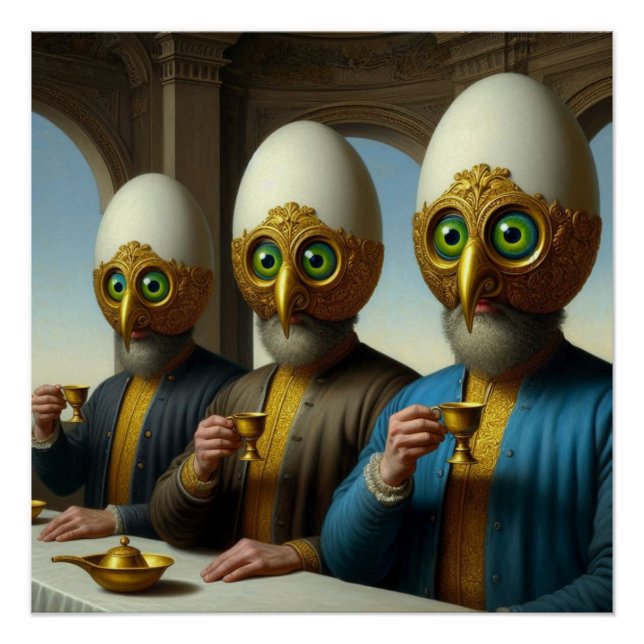 Egg head poster (Front)