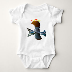 Egg Head Quirky Designs Baby Bodysuit