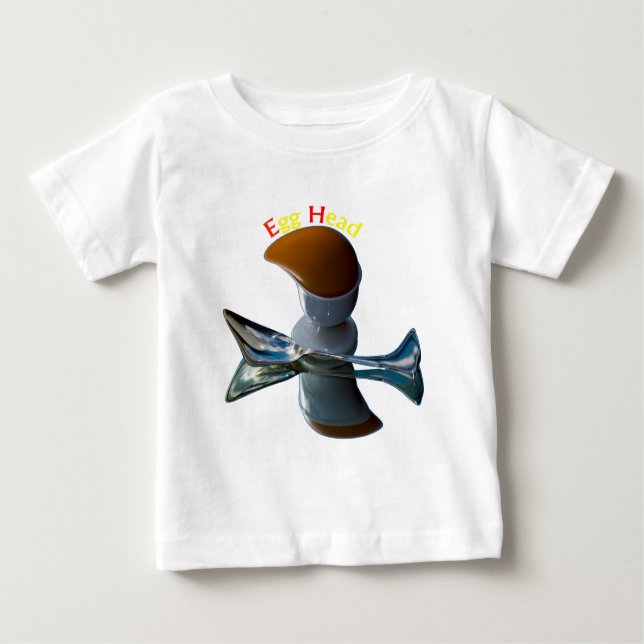 Egg Head Quirky Designs Baby T-Shirt (Front)