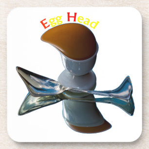 Egg Head Quirky Designs Coaster