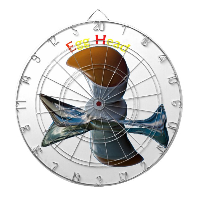 Egg Head Quirky Designs Dartboard (Front)