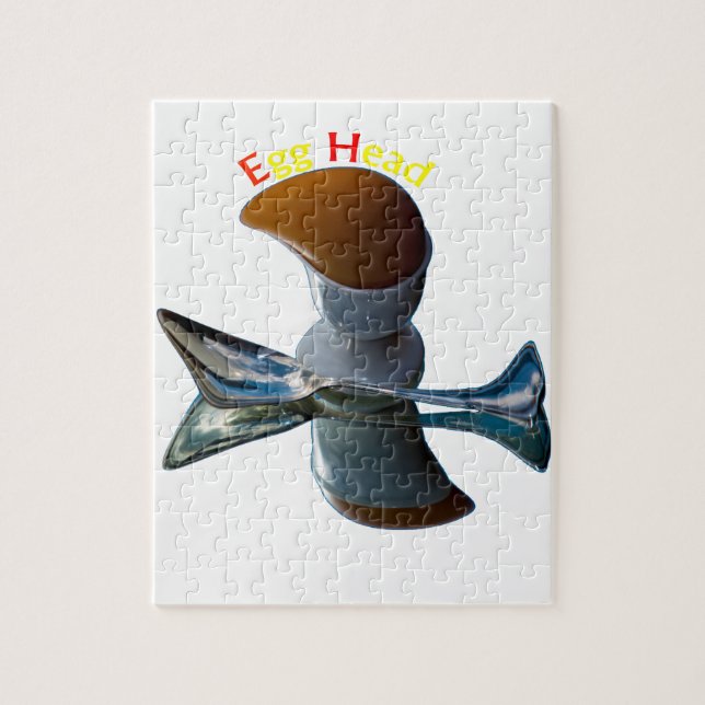 Egg Head Quirky Designs Jigsaw Puzzle (Vertical)