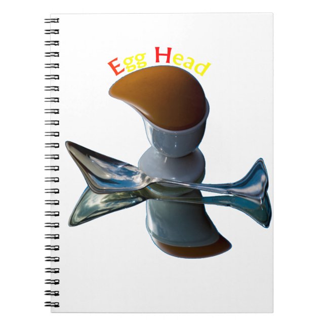 Egg Head Quirky Designs Notebook (Front)