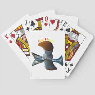 Egg Head Quirky Designs Playing Cards