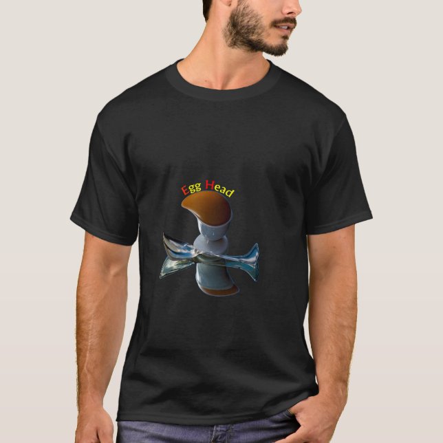 Egg Head Quirky Designs T-Shirt (Front)