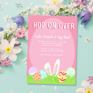 Egg Hunt and Easter Brunch Invitation