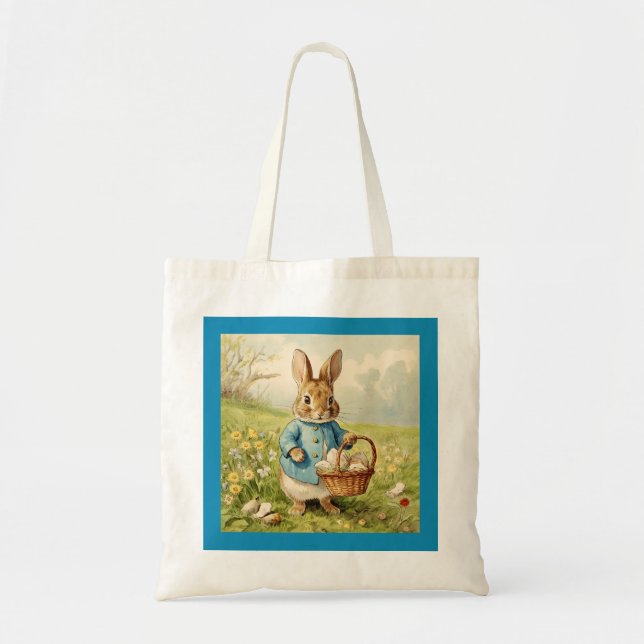 Egg Hunt Basket Tote Bag (Front)