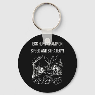Egg Hunt Champion Speed And Strategy Bodybuilding Key Ring