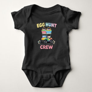 Egg Hunt Crew Kids Easter Holiday Baby Bodysuit