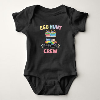 Egg Hunt Crew Kids Easter Holiday Baby Bodysuit