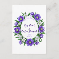 Egg hunt, Easter Brunch invitation