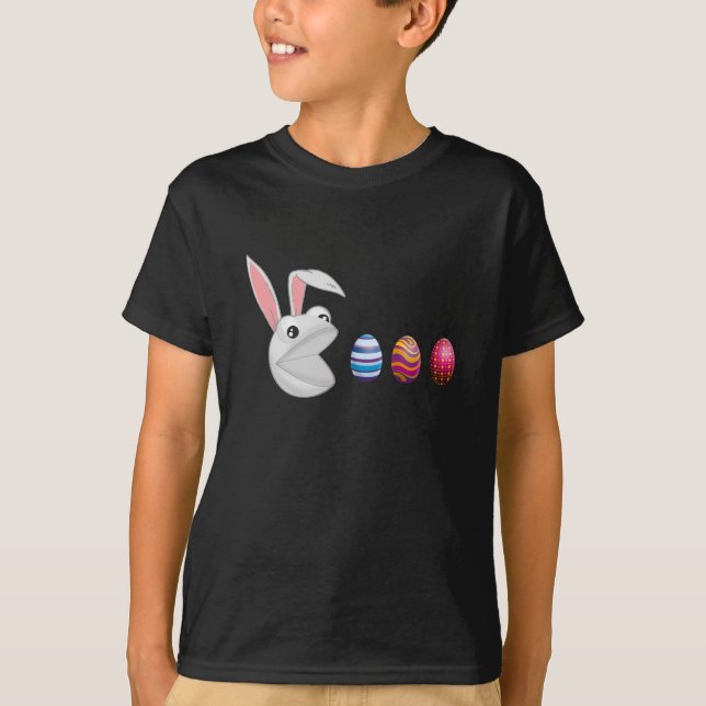 Egg Hunt Easter Bunny T-Shirt (Front)