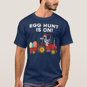 Egg Hunt Is On Easter Day Bunny Boys Girls Kids T-Shirt