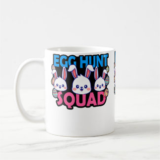 Egg Hunt Squad Bunny Easter Squad Family Matching Coffee Mug