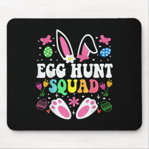 Egg Hunt Squad Egg Hunt Crew Family Happy Easter B Mouse Pad
