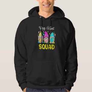 Egg Hunt Squad Gnomes Easter Day Bunny Funny Hoodie