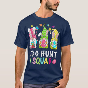 Egg Hunt Squad Gnomes Easter Day Gnomes Bunny Egg T-Shirt
