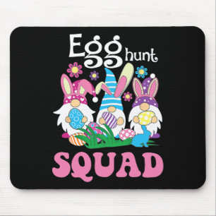 Egg Hunt Squad Hunting Season Funny Easter Day Mouse Pad