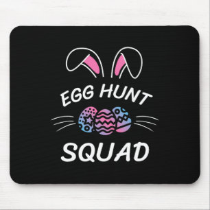 Egg Hunt Squad Hunting Season Funny Easter Day Par Mouse Pad