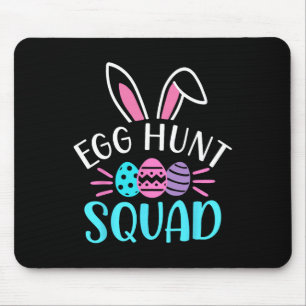 Egg Hunt Squad Shirt Hunting Season Funny Easter D Mouse Pad