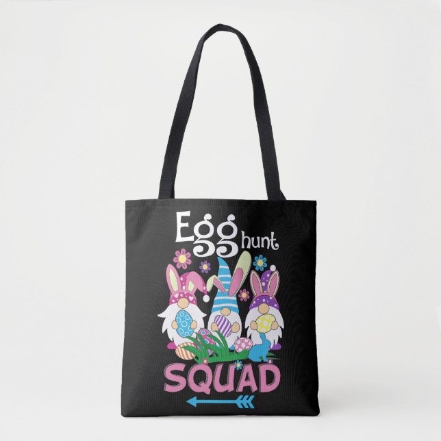 Egg Hunt Squad Tote Bag (Front)