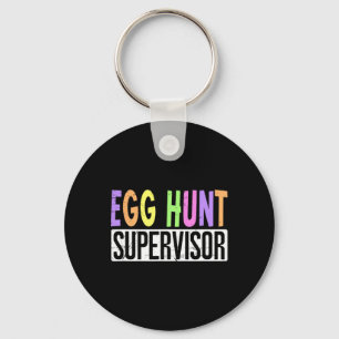 Egg Hunt Supervisor - Egg Hunting Squad Moms Adult Key Ring