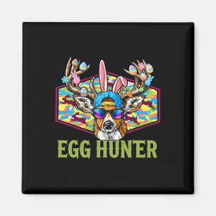 Egg Hunter Camo Deer Buck Easter Hunting Boys Girl Magnet