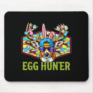 Egg Hunter Camo Deer Buck Easter Hunting Boys Mouse Pad