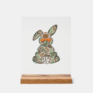 Egg Hunter Camo Easter Toddler Easter Day Camo Eas Acrylic Sign