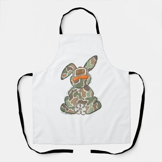 Egg Hunter Camo Easter Toddler Easter Day Camo Eas Apron (Front)