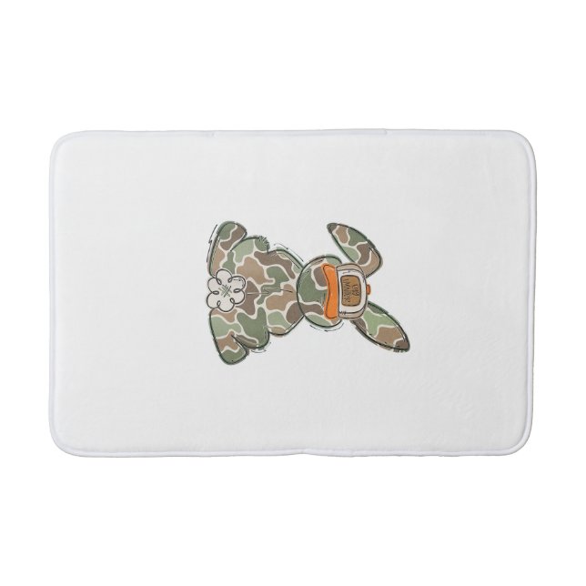 Egg Hunter Camo Easter Toddler Easter Day Camo Eas Bath Mat (Front)