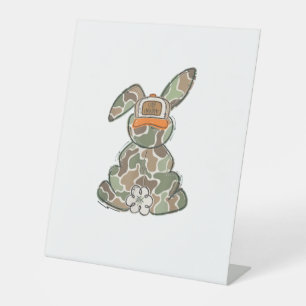 Egg Hunter Camo Easter Toddler Easter Day Camo Eas Pedestal Sign