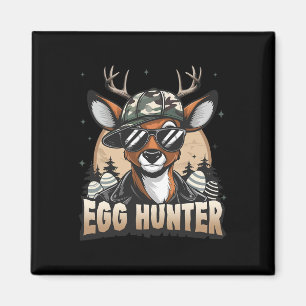Egg Hunter Deer Buck Backward Cap Deer Hunting Eas Magnet