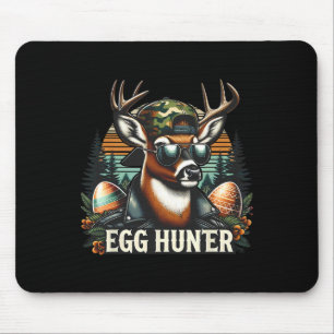 Egg Hunter Deer Buck Backward Cap Deer Hunting Eas Mouse Pad