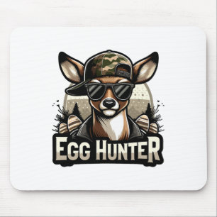 Egg Hunter Deer Buck Backward Cap Deer Hunting Eas Mouse Pad