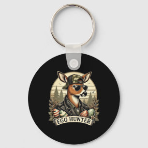 Egg Hunter Deer Buck Byckward Cap Deer Hunting Eas Key Ring