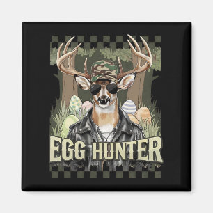 Egg Hunter Deer Buck Byckward Cap Deer Hunting Eas Magnet
