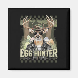 Egg Hunter Deer Buck Byckward Cap Deer Hunting Eas Magnet