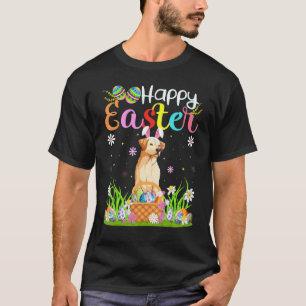 Egg Hunting Bunny Labrador Retriever Dog Happy Eas T-Shirt