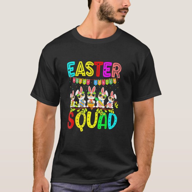 Egg Hunting Family Matching  Set Easter Squad 5 T-Shirt (Front)