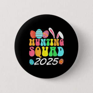 Egg Hunting Squad 2025 Easter Egg Hunt Family Matc 6 Cm Round Badge