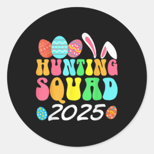 Egg Hunting Squad 2025 Easter Egg Hunt Family Matc Classic Round Sticker