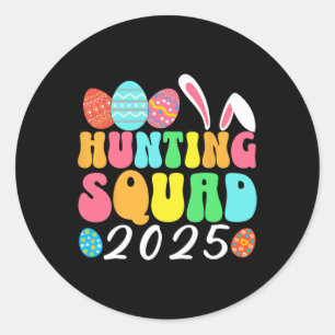 Egg Hunting Squad 2025 Easter Egg Hunt Family Matc Classic Round Sticker