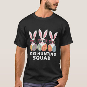Egg Hunting Squad Boys Girls Easter Family  T-Shirt