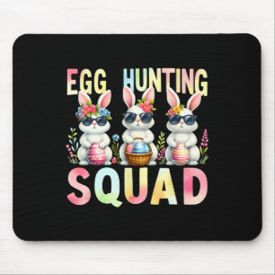 Egg Hunting Squad Easter Day Bunny Egg Hunt Happy  Mouse Pad