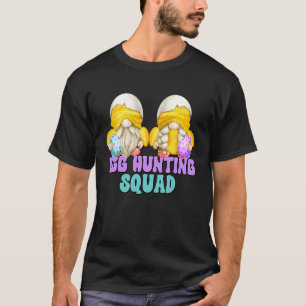 Egg Hunting Squad For Women Mini Easter Chick Gnom T-Shirt